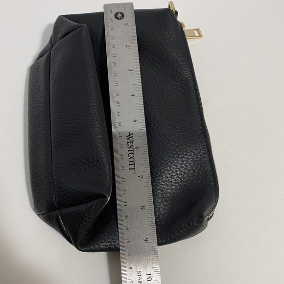 Antik Kraft‎ Black Cosmetic Bag with Gold Zipper - Picture 5 of 7